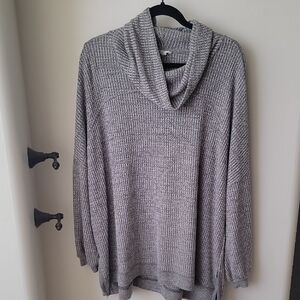 Westbound Gray Shrug Sweater Soft Knit Casual